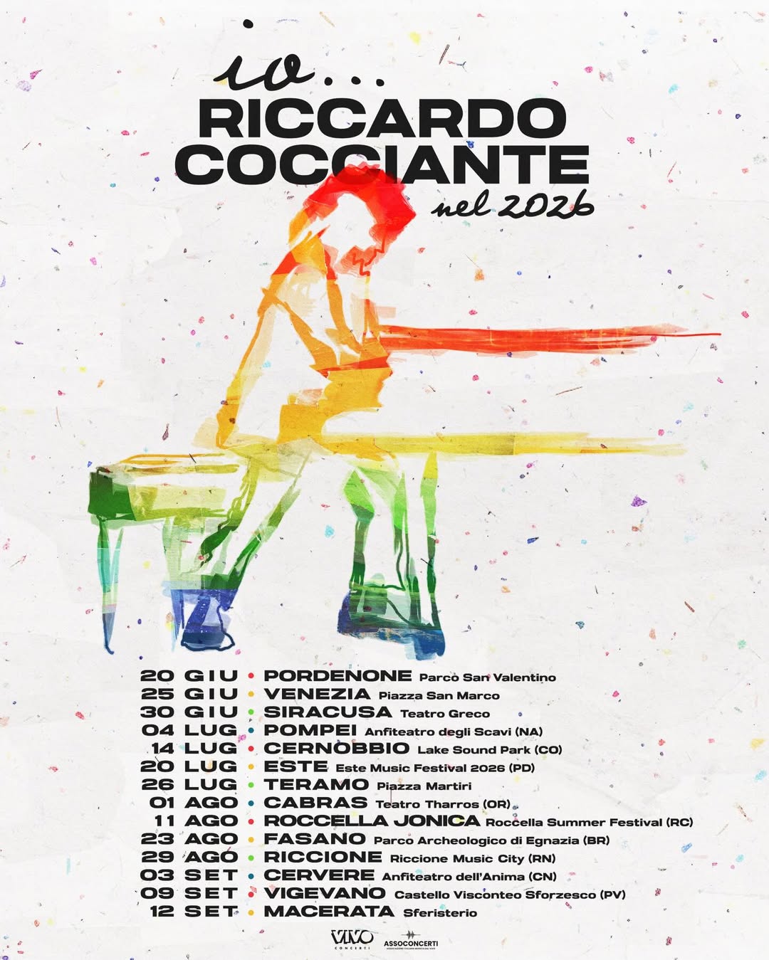 Riccardo Cocciante Tour Poster 2026